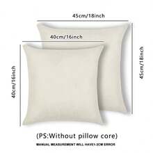 4pcs Green Asymmetric Printed Pillow Covers Sofa Home Decoration (Pillow Core Not Included) - Multicolor - View 5