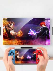 Consola de videojuegos portatil con + 10,000 juegos color azul con rojo - Azul - Ver 4