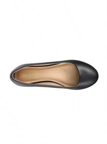 Women's Slip On Ballerina Casual Comfortable Walking Ladies Flats Shoes - Black - View 11