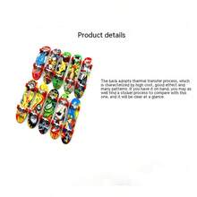 1pc Random Color Mini Finger Skateboard Creative Toy Stress Relief Skateboard - Multicolor - View 3