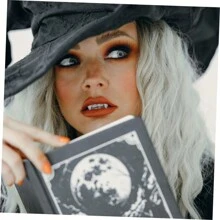 5pcs Retractable Scary Vampire Fangs Teeth For Halloween Party, Cosplay Costume, Suitable For Children And Adults