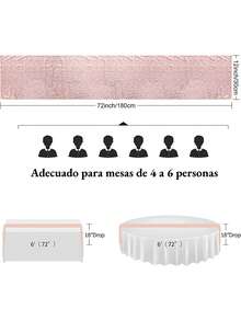 Luxury Table Runners With Sequins: Elegant And Modern, Ideal For Home Decorations, Celebrations, And Special Events, Perfect For Home Decoration And Home Decoration - Rose Gold - View 2