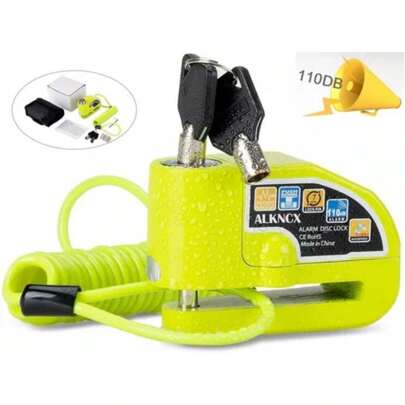 Alarma Motocicle Bloqueo Impermeable Freno Disco Candado