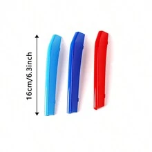 1set/3pcs Abs Car Front Grille Decoration Clip For Bmw 5 Series G30 2018-2020 M-color Kidney Grille - Multicolor - View 2