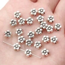 Metal Alloy Silver Charm Pendant Beads For DIY Handmade Bracelets, Necklaces Earrings, DIY Jewelry Accessories, Assorted Varietie - Rhodium - View 15