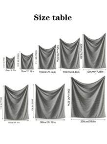 1 Kaki Flannel Chăn Nỉ, Mềm Mại Và Sang Trọng Chăn Cho Phòng Điều Hòa Ấm Áp, Ghế Sofa, Phòng Ngủ, Ghế Dài, Phòng Khách - Màu Khaki - Xem 3