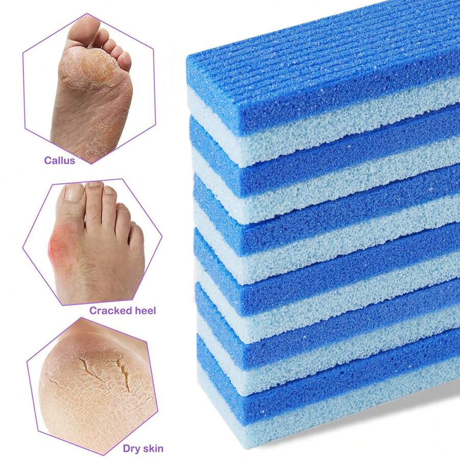 1pc Foot Scrubber Pumice Stone For Feet Dead Skin And Calluses Foot Scrubbers For Use In