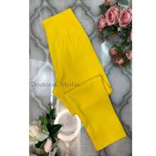 Women Pants - Màu vàng - Xem 2