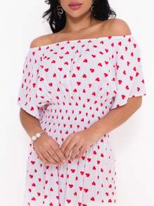 Women Dresses - 白色配紅色 - 查看 6