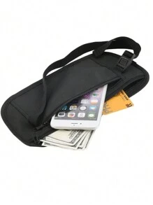 户外防水防盗腰包，适合跑步和旅行，带多个口袋（颜色随机），波西米亚风 - 彩色 - 查看 3