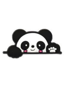 12入組熊貓造型鞋釦,時尚鞋子的裝飾件