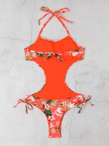 Women Bikini Sets - 橘色 - 查看 2