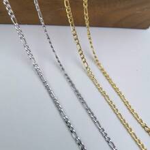 304不銹鋼扁線o形鏈鈦鋼鏈,適用於diy項鍊、手鍊、眼鏡掛鏈、珠寶首飾製作