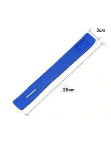 1 Piece Of Blue Anti-slip Fishing Rod Binding Straps - Blue - View 3