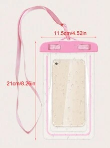 Túi điện thoại di động chống nước - Hồng - Xem 8