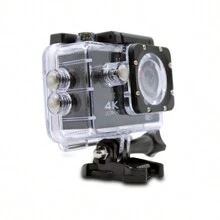 Camara Digital de Deporte Sumergible en Agua con Accesorios para Casco - Negro - Ver 4