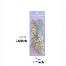 Luminous Messenger Journal Sticker Pack, Laser Colorful Creative Pet Sticker For Journaling, Scrapbooking, With Self-adhesive Backing - Purple - View 2