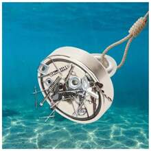 Imanes Neodimio Fuertes Potentes Redondos Cilíndricos, 75 Kg - Plateado - Ver 5