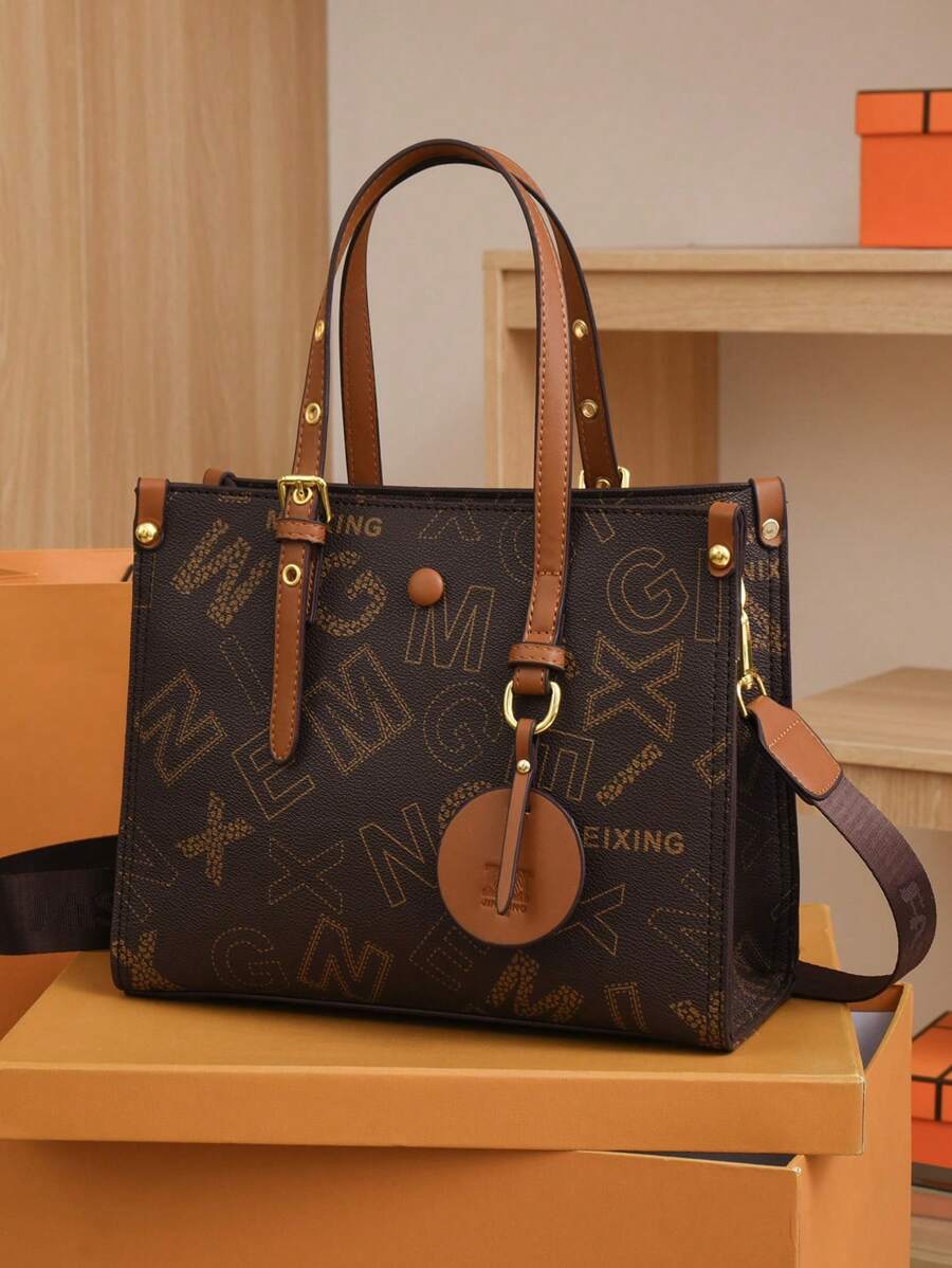 Autumn And Winter Fashion, Light Luxury, European And American Style, Versatile In All Seasons, Large Capacity, Shoulder Adjustable Hand-To-Shoulder, Shoulder Cross-Body Commuter Bag, Eye-Catching Work Bags For Women - Nhiều màu - Xem 1