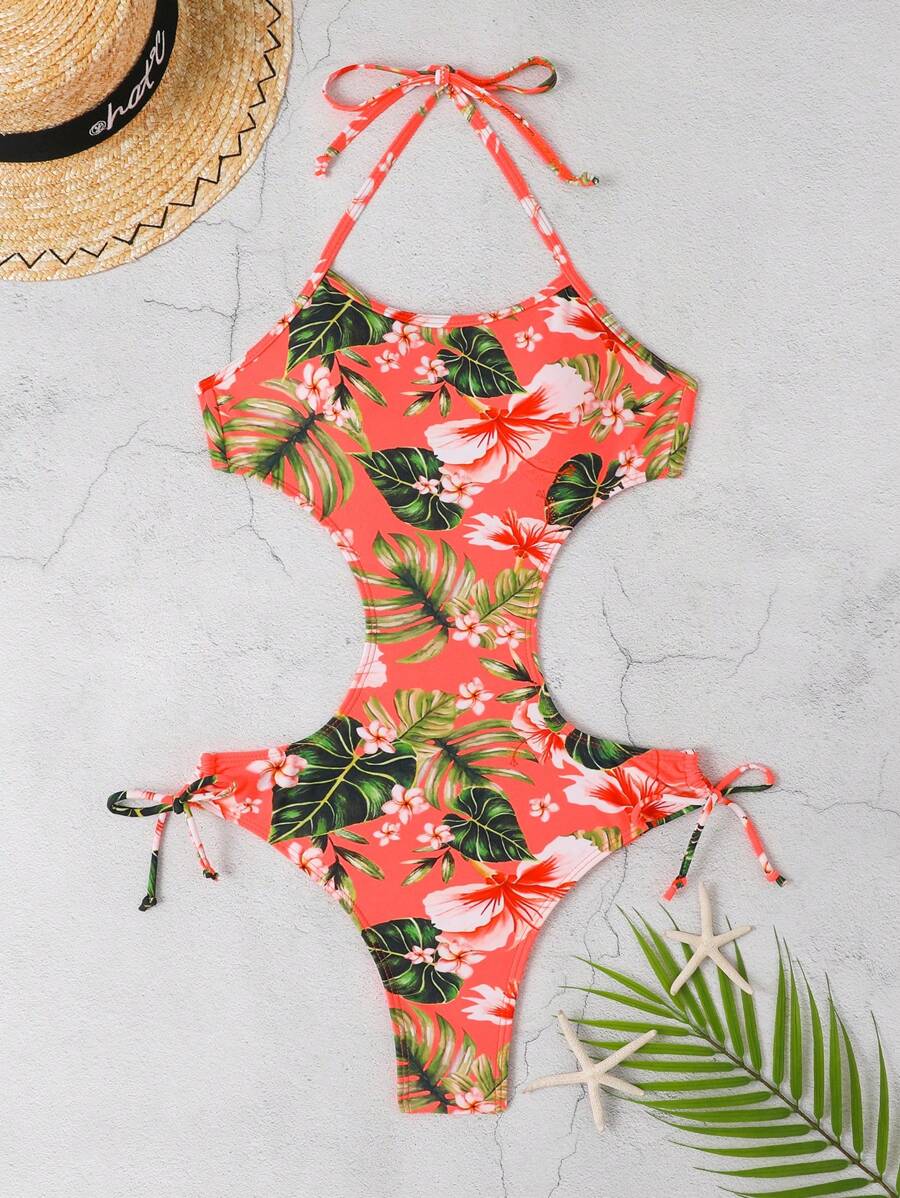 Women Bikini Sets - 橘色 - 查看 1