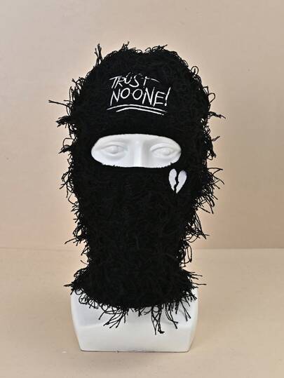 1 pieza Máscara facial a prueba de viento para hombre para uso al aire libre, adecuada para uso diario, Halloween, Día de San Valentín, gorro de Día de San Valentín, atuendo de otoño