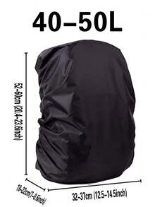 45l輕質尼龍防水背包雨罩雨衣,適用於露營,徒步旅行,戶外攜帶套,適用於旅行,戶外和筆記本電腦背包