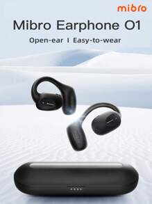 Mibro Micro O1 Sport Earbuds Bluetooth ENC HD Call Wireless Earphone 800mAh IPX6 Waterproof Open Ear Running Headphone With Microphone Black - Black - View 2