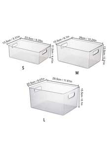 Plastic Storage Boxes - Kitchen Storage Or Pantry Cabinets - Refrigerator Storage Boxes, Pantry Storage And Storage Boxes, Cabinet Storage Boxes - Clear - View 7