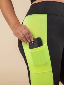 Plus Size Sports Sets - 黑色 - 查看 6