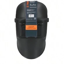 Careta para soldar con lente abatible, Truper - Negro - Ver 1