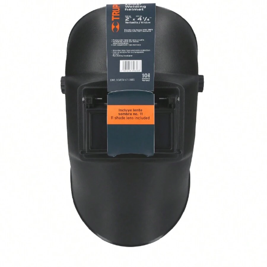 Careta para soldar con lente abatible, Truper - Negro - Ver 1
