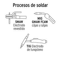 Careta para soldar con lente abatible, Truper - Negro - Ver 4