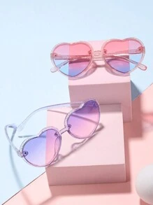 2 Pcs Girls' Little Kids Love Fashion Sunglasses