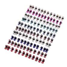 Set de 12 piezas de pasadores de pelo de moda y lindos para niñas con colores aleatorios de flores y rhinestones, que incluyen mini pinzas para el cabello, pasadores, pinzas de resorte, perfectos para el estilo coreano, uso diario, actuaciones, cenas, fiestas de cumpleaños y como accesorios de fotografía para adolescentes y jóvenes - Multicolor - Ver 5