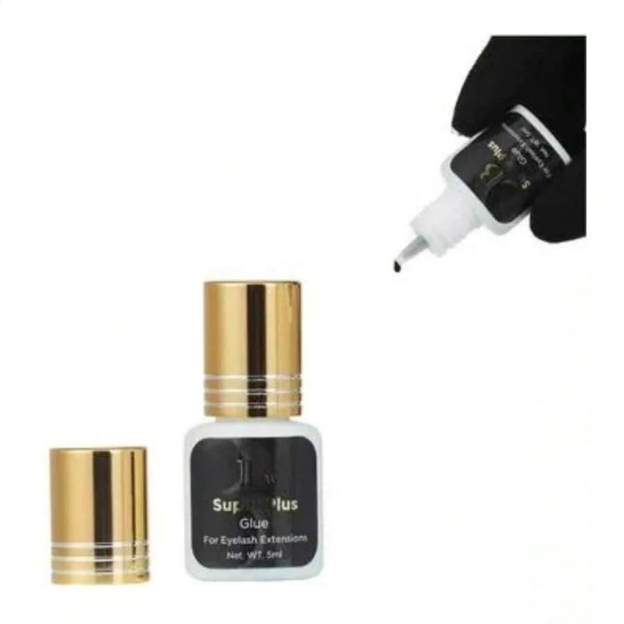 PICOOL Pegamento De Pestañas Ib Super Plus 5 Ml Bolsa Secado Rapido - Negro - Ver 1