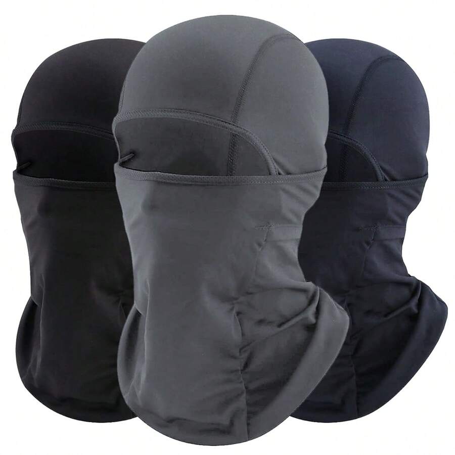 拉法面罩,夏季冷卻頸套,男女適用的 Uv 保護摩托車滑雪圍巾,灰色 - 灰色 - 查看 1