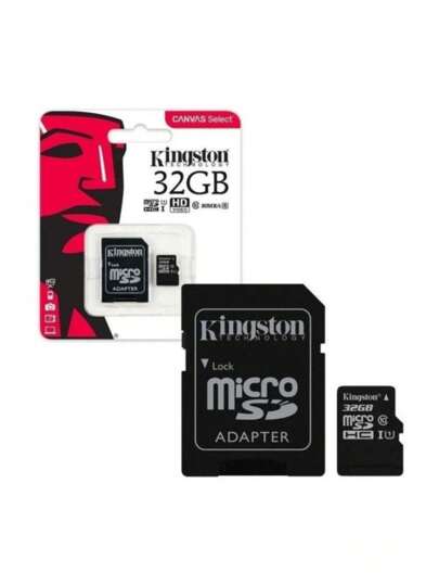 Tarjeta de memoria con adaptador SD 32GB
