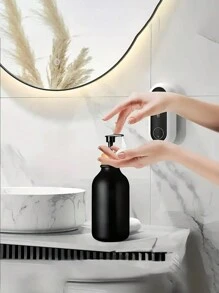 2pcs Pump Bottles Dispenser, Soap Shampoo Dispenser, Pet Shower, Reusable Container With Pump, For Multipurpose Usage In Bathroom, Kitchen Or Makeup Supplies - Black - View 3