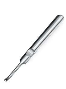 1 Pc Stainless Steel Dead Skin Fork U - Shaped Nail Edge Dead Skin Cuticles Dead Skin Scraper Nail Care Essential Gadget - Silver - View 2