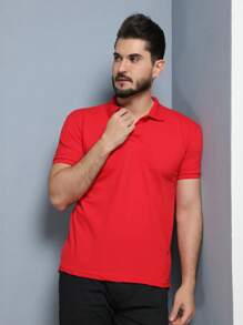 Men Polo Shirts - Rojo - Ver 4