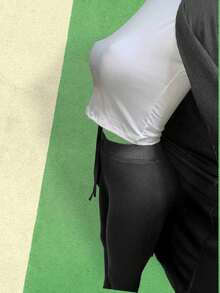 Conjunto Ensamble cardgan + top blusa + pantalon ligero estretch comodo - Negro - Ver 4