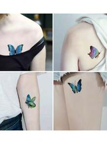 5张A4防水临时纹身纸 | DIY定制皮肤艺术 | 兼容喷墨/激光打印机