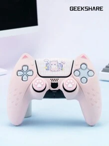 GeekShare Cat Ear Silicone Game Gamepad Case And Cat Paw Button Cover