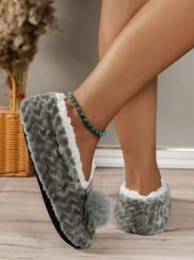 女式室內拖鞋,靜音地板拖鞋,防滑耐磨鞋底,吸汗