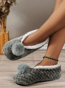 女式室內拖鞋,靜音地板拖鞋,防滑耐磨鞋底,吸汗