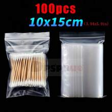 100入袋pe自封袋,鑽石繪畫鑽石配件塑料袋,真空袋透明自粘封口袋,禮品包裝袋多功能工具 - 白色 - 查看 5