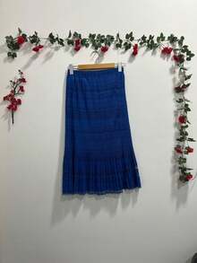 Women Skirts - Xanh đậm - Xem 2