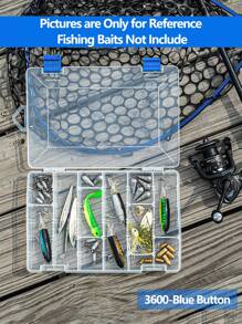 GOTURE 1個3600/3700分隔器套件,耐用的釣魚用品收納盒,防水浮動密封隔水型塑膠收納盒,具有多種用途 - 無色 - 查看 7