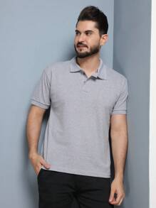 Men Polo Shirts - Gris Claro - Ver 1