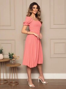 Women Dresses - Hồng - Xem 4